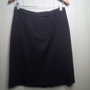 Brooks Brothers Skirt 10 Stretch Career Straight Brown
